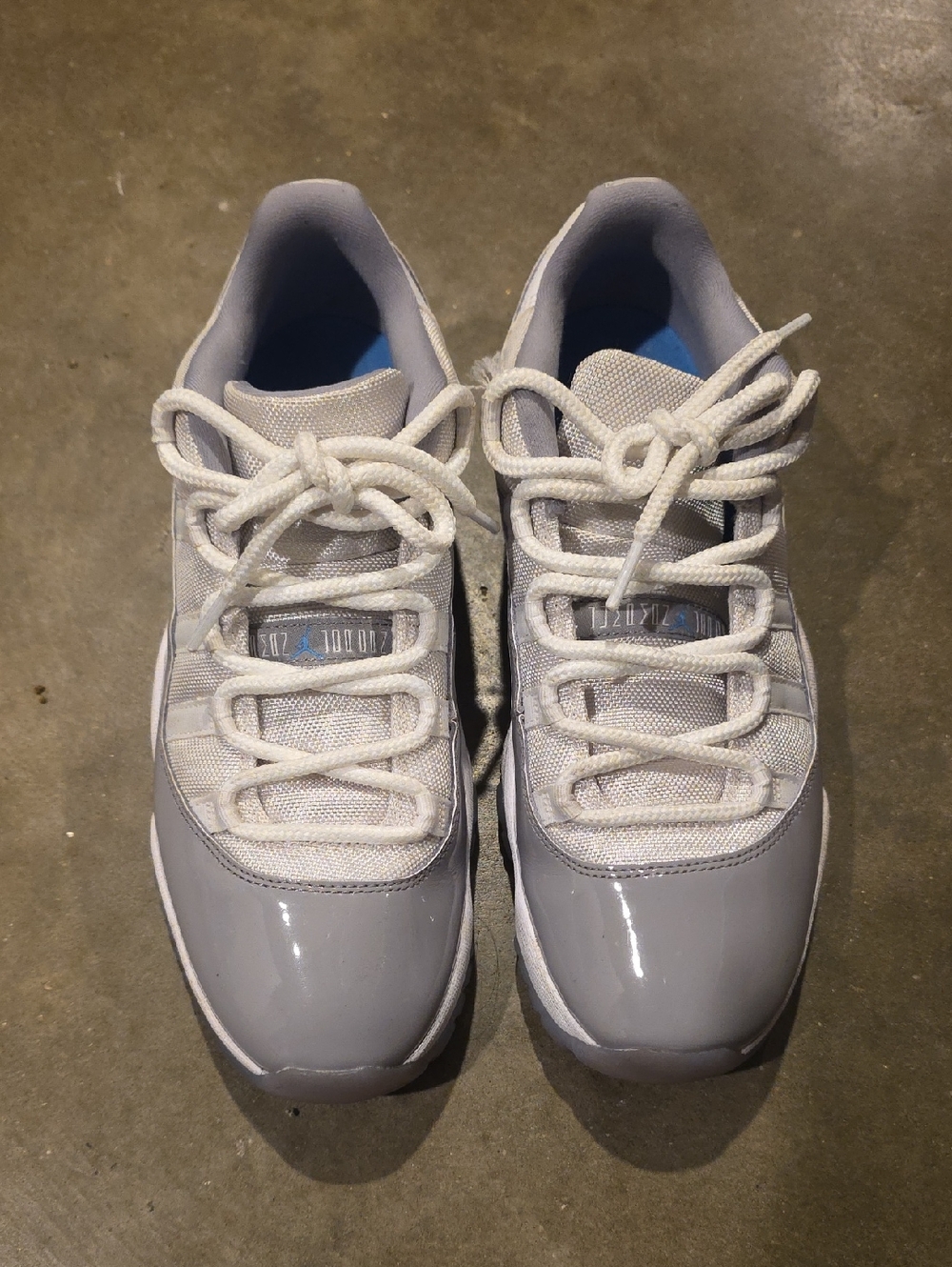 Nike Air Jordan 11 Retro Low Grey US Men's Size 9 USED